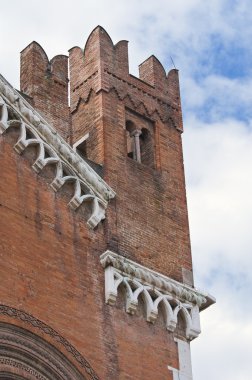 Gotik Saray. Piacenza. Emilia-Romagna. İtalya.