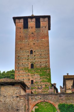 vigolzone Kalesi. Emilia-Romagna. İtalya.