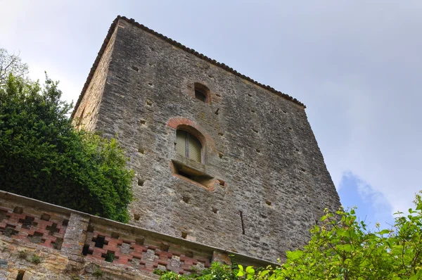 Schloss von gropparello. Emilia-Romagna. Italien. — Stockfoto