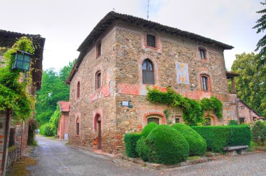 alleyway. grazzano visconti. Emilia-Romagna. İtalya.