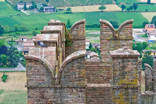 Castelo de Castell 'Arquato. Emilia-Romagna. Itália . — Fotografia de Stock