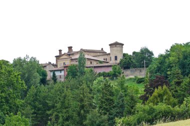 scipione Castle. Salsomaggiore terme. Emilia-Romagna. İtalya.