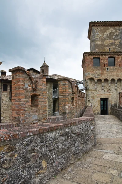 Vár a vigoleno. Emilia-Romagna. Olaszország. — Stock Fotó