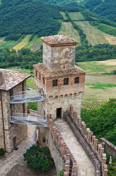 Castle of Vigoleno. Emilia-Romagna. Italy. — Stock Photo, Image