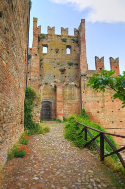 castell'arquato Kalesi. Emilia-Romagna. İtalya.