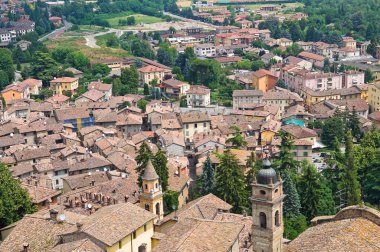 manzarayı castell'arquato. Emilia-Romagna. İtalya.