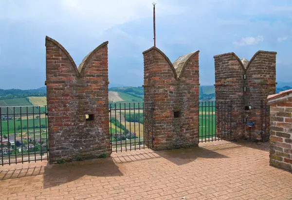 Castle of Castell'Arquato. Emilia-Romagna. Italy. — Stock Photo, Image