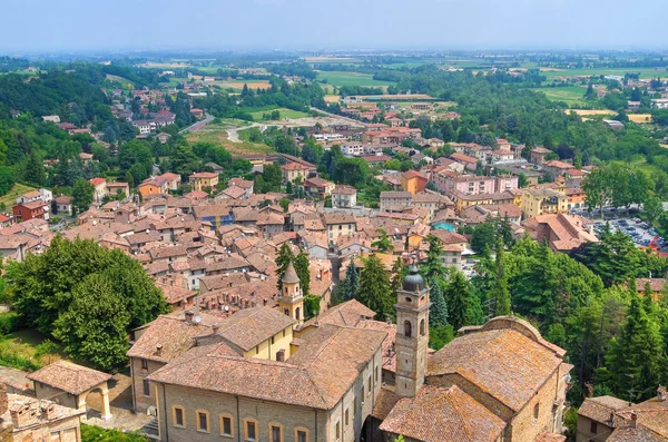 Panoramic view of Castell'Arquato. Emilia-Romagna. Italy. — Stock Photo, Image