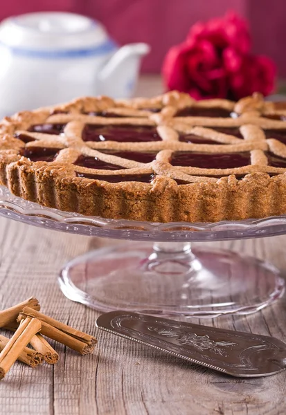 Linzer torte. — Stock Photo, Image