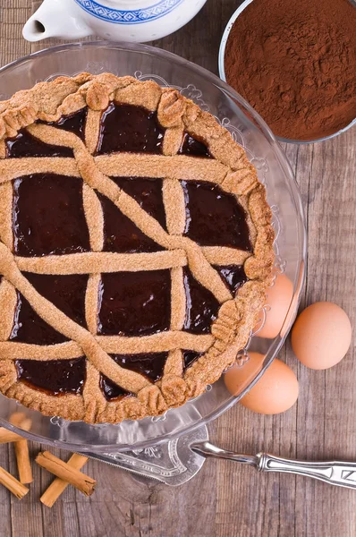 Linzer torte. — Stock Photo, Image