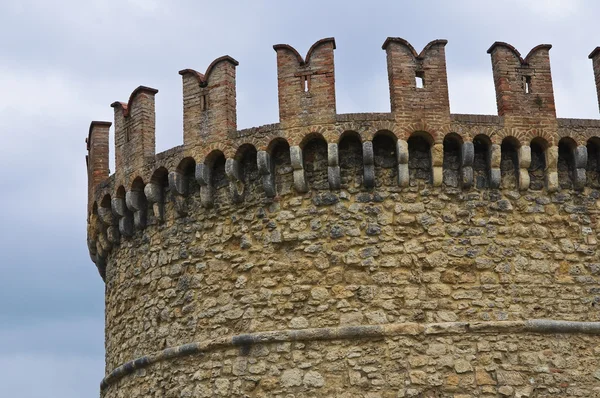 Kasteel van vigoleno. Emilia-Romagna. Italië. — Stockfoto