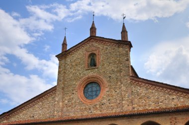 Abbey St colombano. Bobbio. Emilia-Romagna. İtalya.