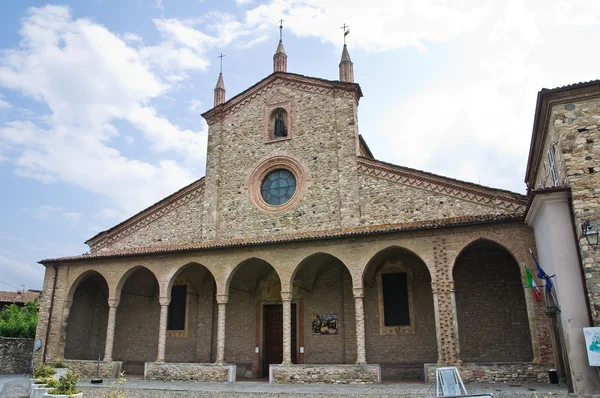 Klostret i st. colombano. Bobbio. Emilia-Romagna. Italien. — Stockfoto
