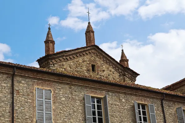 Biara St. Colombano. Bobbio. Emilia-Romagna. Italia . — Stok Foto