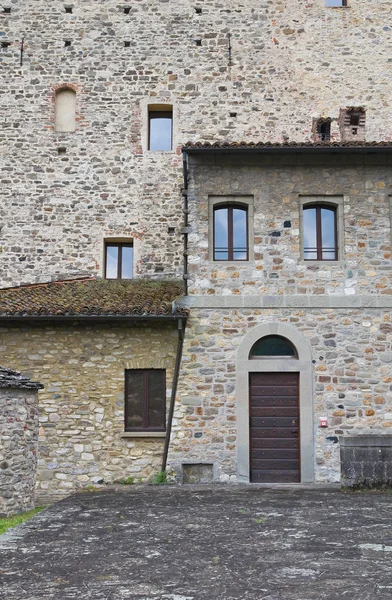 Burg von Malaspina - dal verme. bobbio. Emilia-Romagna. Italien. — Stockfoto