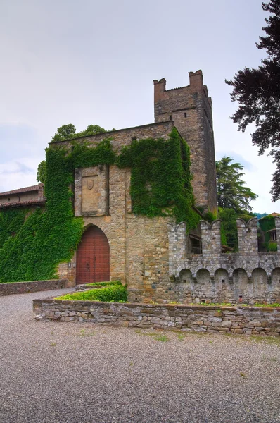 特 · 里瓦的城堡。庞特英国。艾米利亚-罗马涅区。意大利. — 图库照片