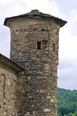golaso Kalesi. varsi. Emilia-Romagna. İtalya.