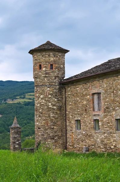 Zamek golaso. Varsi. Emilia-Romania. Włochy. — Zdjęcie stockowe