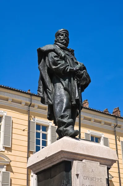 Giuseppe garibaldi χάλκινο άγαλμα. Πάρμα. Εμίλια-Ρομάνια. Ιταλία. — Φωτογραφία Αρχείου