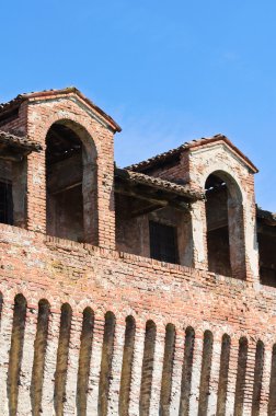 roccabianca Kalesi. Emilia-Romagna. İtalya.