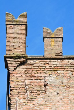 san secondo parmense Kalesi. Emilia-Romagna. İtalya.