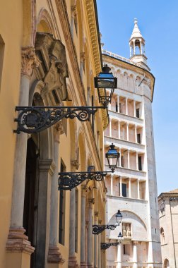 parma görünümü. Emilia-Romagna. İtalya.