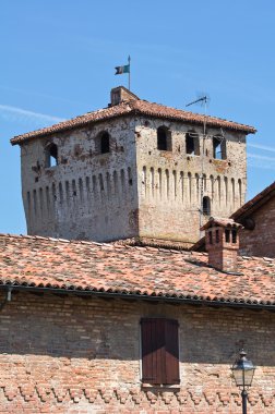 roccabianca Kalesi. Emilia-Romagna. İtalya.