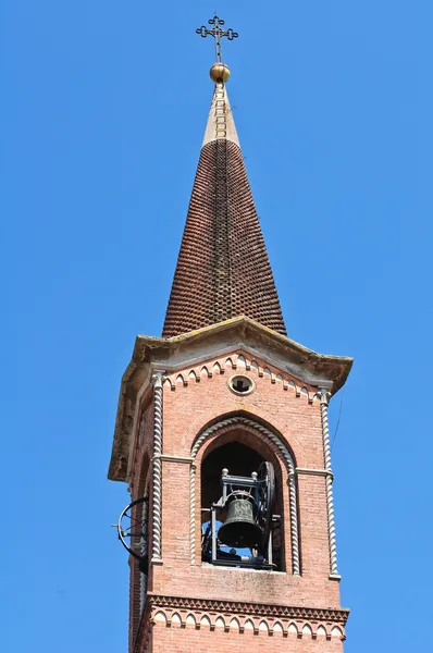 Church of St. Bartolomeo. Roccabianca — Stockfoto