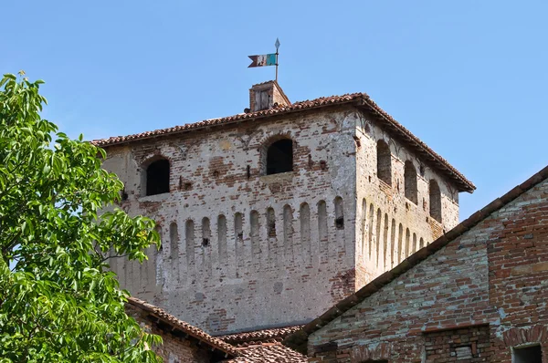 Castle of Roccabianca. Emilia-Romagna. Italy. — Stock Photo, Image