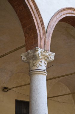 san secondo parmense Kalesi. Emilia-Romagna. İtalya.