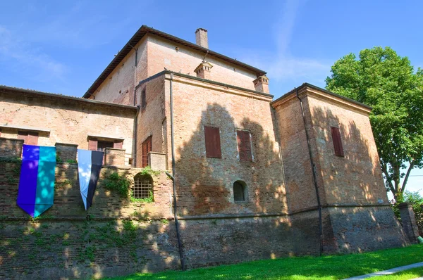 Slottet över san secondo parmense. Emilia-Romagna. Italien. — Stockfoto