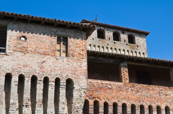 Hrad roccabianca. Emilia-Romagna. Itálie. — Stock fotografie