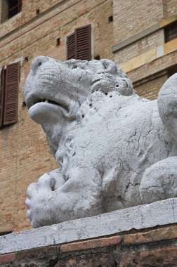 Rocca meli lupi, soragna. Emilia-Romagna. İtalya.