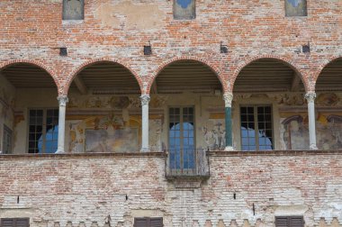 fontanellato Castle. Emilia-Romagna. İtalya.