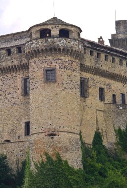 bardi, Castle. Emilia-Romagna. İtalya.