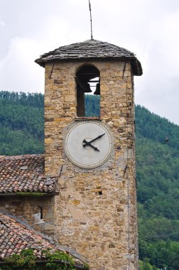 bardi, Castle. Emilia-Romagna. İtalya.