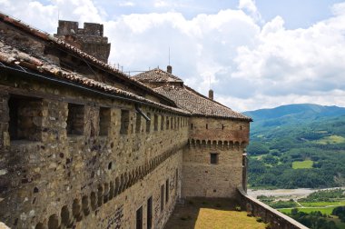 bardi, Castle. Emilia-Romagna. İtalya.