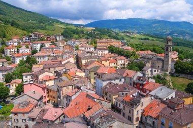 bardi, Castle. Emilia-Romagna. İtalya.