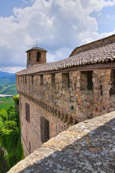 Slottet av bardi. Emilia-Romagna. Italien. — Stockfoto