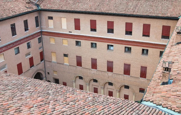 El Castillo Este. Ferrara. Emilia-Romaña. Italia . — Foto de Stock