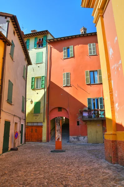 Alleyway. Brisighella. Emilia-Romagna. Italy. — Stock Photo, Image