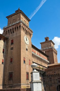 este castle. Ferrara. Emilia-Romagna. İtalya.