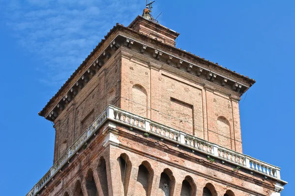 Este slottet. Ferrara. Emilia-Romagna. Italien. — Stockfoto