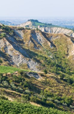 Badlands. Emilia-Romagna. İtalya.
