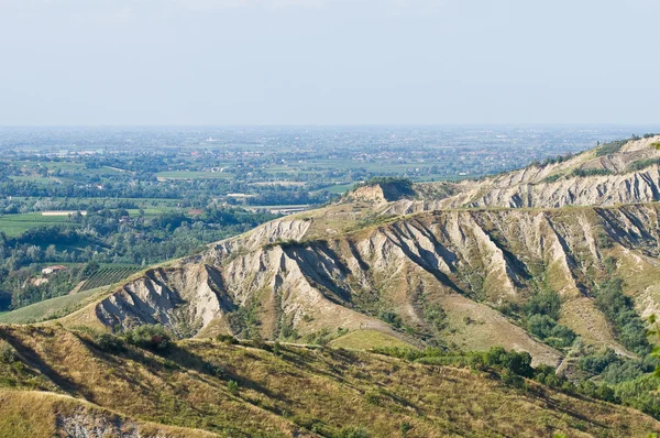 Badlands. Emilia-Romagna. Italien. — Stockfoto