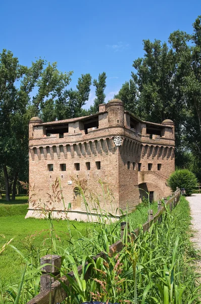 Rocca di Gwiaździsta. Bondeno. Emilia-Romania. Włochy. — Zdjęcie stockowe