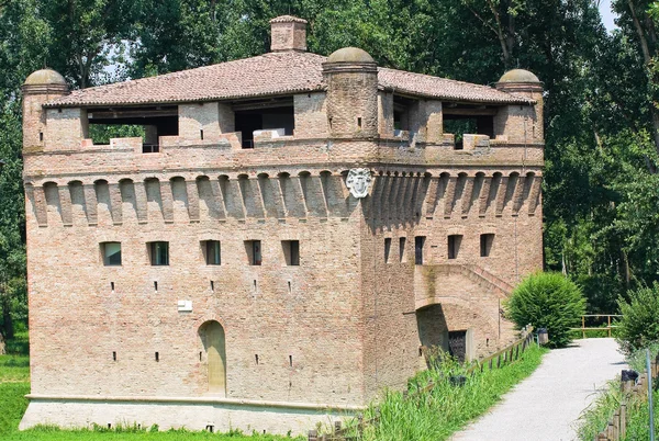 Rocca di stellata. Bondeno. Emilia-Romagna. Olaszország. — Stock Fotó