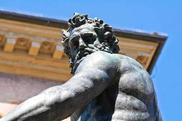 Fountain of Neptune. Bologna. Emilia Romagna. Italy. — Stock Photo, Image