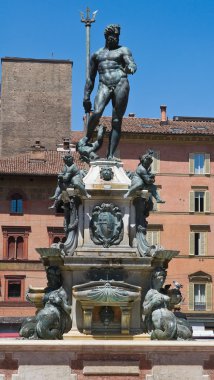 Neptün Çeşmesi. Bologna. Emilia-Romagna. İtalya.