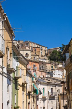 sant'agata di puglia panoramik manzaralı. Puglia. İtalya.